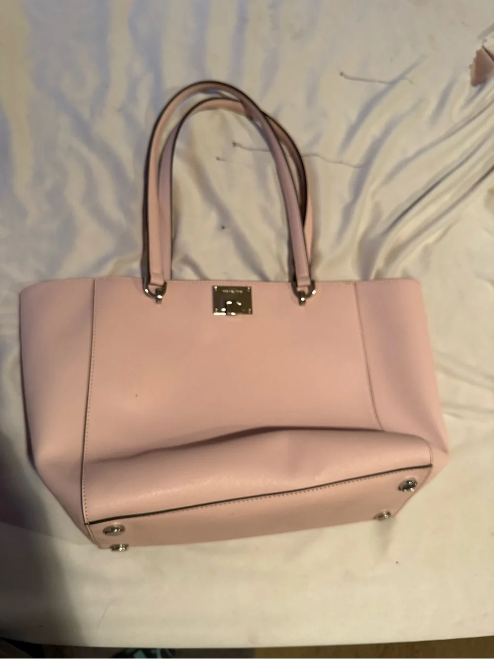 Michael Kors Pink Women's Tote Bag with Gold Hardware